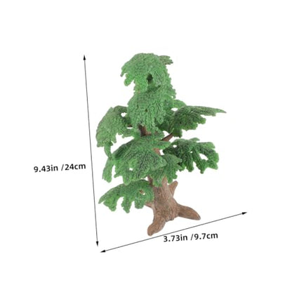 2pcs Fake Model Trees Micro Landscape Decoration for Table and Indoor Styling Versatile Simulation Props for Home and Office Decor