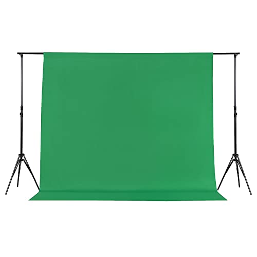 Joccun 5X7FT Green Backdrop Background for Photography,Polyester Backdrop Curtain Background Screen for Photography,Photoshoot,Video Recording,Studio(5X7ft,Green) - color: Green, size: 5FTx7FT