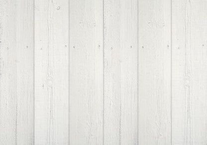 12X8ft Fabric White Painted Wood Plank Backdrop Clean Bright Background for Farmhouse Baby Shower Party Decorations Wall Hanging Tapestry Photo Studio Props - size: 12X8ft