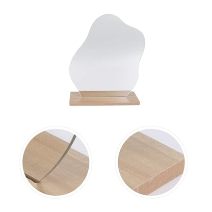 Irregular Desktop Makeup Mirror Vertical Lady Vanity Mirror for Home Decoration and Photography Props