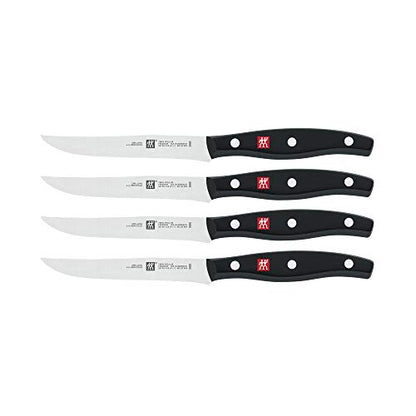 ZWILLING TWIN Signature 4-pc Steak Knife Set - color: Stainless Steel, size: 4-pc