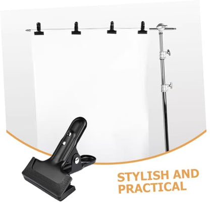 16pcs Heavy Duty Backdrop Clips Cold Rolled Steel Clamps for Photography Useful Backdrop Fixing Clamps Stylish for Securing Backgrounds and Props