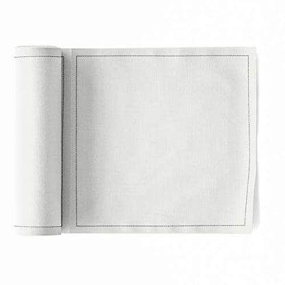 MY DRAP Washable and Reuseable Cloth Lunch Napkins - 8 x 8 in - (25 Units Per Roll, Cotton Cream) - color: Cream