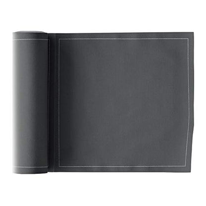 MY DRAP Linen Napkins Set of 20 - color: Intense Grey