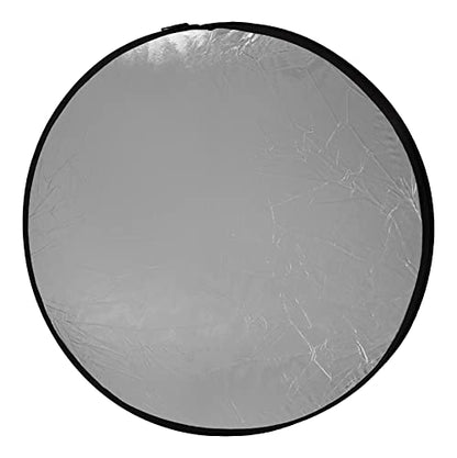 Fotodiox 22in 5-in-1 Collapsible Reflector Panel with Bag for Photography and Video - Black, Gold, Silver, Translucent, and White Panel - size: 22in (55cm)