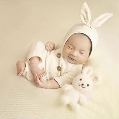 Newborn Photo Posing Props Knit Bear Baby Photo Props Lovely Photo Gear Children Room Decorations