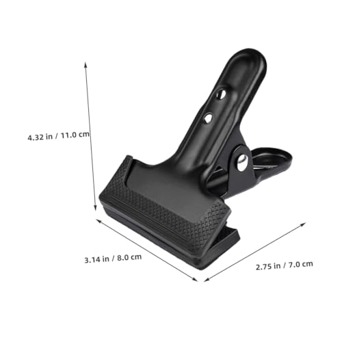 ARTIBETTER 4pcs Backdrop Clips Backdrop Fixing Clamps Heavy Duty Cold Rolled Steel for Photography Setup Stylish for Securing Background Cloths