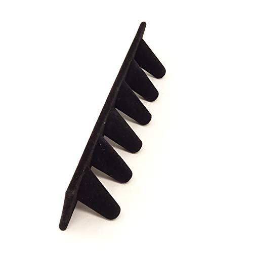 Honbay Black Velvet 6 Finger Ring Display Stand Organizer Stand