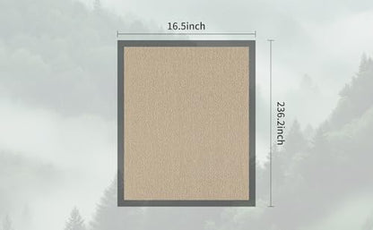 Fabric Grasscloth Texture Self-Adhesive Wallpaper Linen Peel and Stick Wallpaper Easy to Apply Removable Easy to Clean for Bedroom Livingroom Cabinet 16.5inx236.2in -Brown - color: Brown