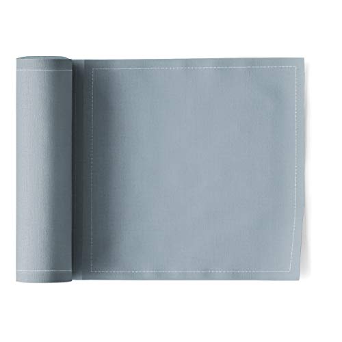 MY DRAP Basics Cotton Luncheon Napkin, Foggy Blue, 25 Units per roll - color: Foggy Blue