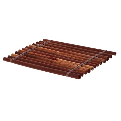 Zerodeko Sushi Serving Plate Set Bamboo Sashimi Dish Decor Traditional Japanese Design for Food Photography and Culinary Presentation