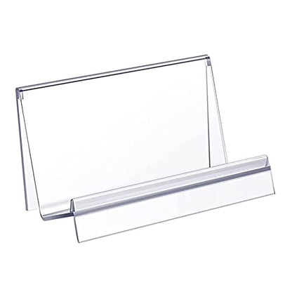 lasenersm 1 Piece Acrylic Wallet Display Stand Holder Leather Handbag Purse Jewelry Stand Acrylic Riser Display Shelf Makeup Organizer Perfume Organizer Collection Display Stand(Clear, 14cm)