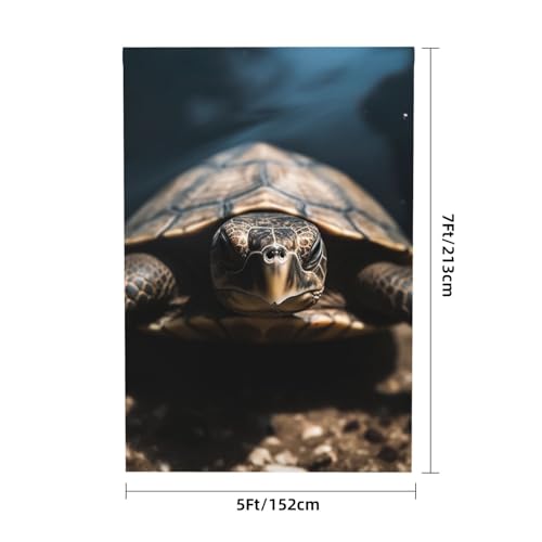 Animal Tortoise Backdrop Background for Photography 5x7ft Photobooth Professional Photo Backdrop Curtains Video Photography Studio Photo Backgrounds Banner Booth Background Screen Parties - color: Animal Tortoise