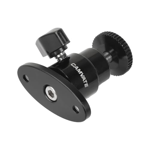 CAMVATE 1/4"-20 Mini Ball Head with Ceiling Mount for CCTV & Video Wall Monitors Mount - 1991