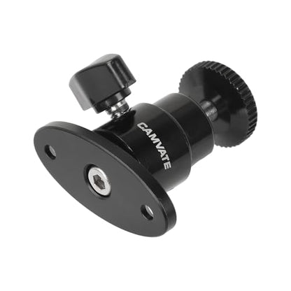 CAMVATE 1/4"-20 Mini Ball Head with Ceiling Mount for CCTV & Video Wall Monitors Mount - 1991