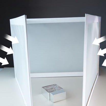 Photography Cardboards Folding Reflector Thick Paper Book Board Reflective for Camera Photo Shoots Photography Video Production Light Diffuser