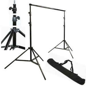 800W Photography Lighting Kit, 10 x 10 Feet Cotton Black Muslin Backdrop Background and Photo Portrait 33-Inch Umbrella, White