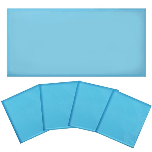 Torixqi 4 Pcs Fluorescent Light Covers - Light Covers for Ceiling Lights Classroom, Magnetic Light Filters for Office, Hospitals, Home 4 x 2 Feet (Blue) - color: Blue