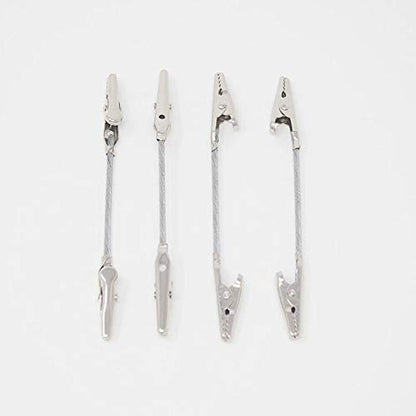 20 Pieces Double Head Alligator Clip Photo Holders Metal Wire Pictures Memo Note Clips Clamps