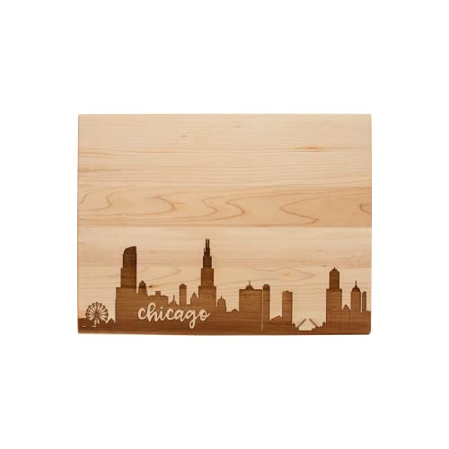 Chicago Cutting Board (Small, Maple) - color: Maple (Lighter), size: Small - 9" x 12" x 3/4"