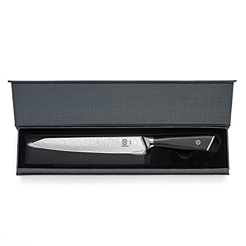 Mercer Culinary M13788 Premium Grade Super Steel, 8-Inch Slicer, G10 Handle - style: Slicer G10 Handle 8 Inch