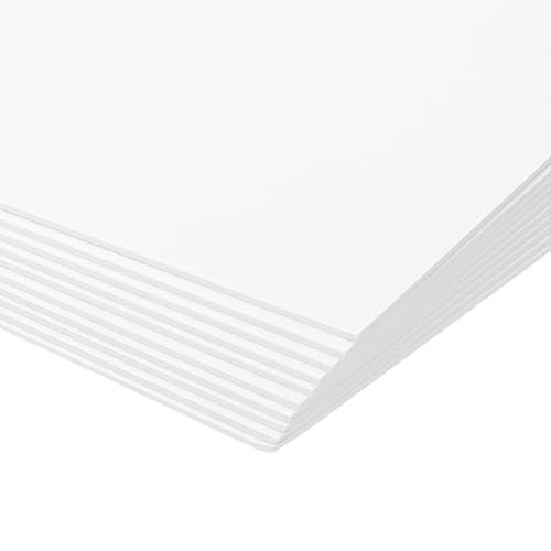 PATIKIL 7x5x0.06" Chipboard Sheets, 20Pcs 60PT Thick Book Board Binders Board Sturdy Bookbinding Supplies for Book Binding Cover, White - color: White, size: 7x5x0.06"