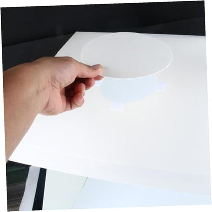 Happyyami Portable 30cm Photo Light Box with LED Strip, Foldable Photography Light Tent Kit with Black and White Backdrops for Product Photography and Small Business Use