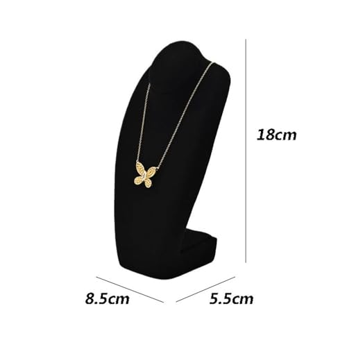 Jewellery Stand Microfiber Bust Jewelry Display Stand Necklace Display Props Necklace Stand Light Luxury Store Display Stand Jewellery Holder