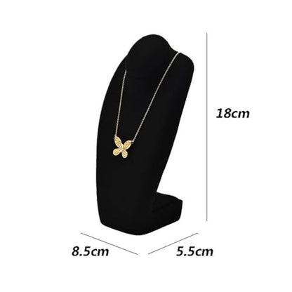 Jewellery Stand Microfiber Bust Jewelry Display Stand Necklace Display Props Necklace Stand Light Luxury Store Display Stand Jewellery Holder