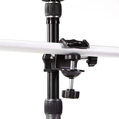 Selens 2 Pieces Heavy Duty Metal Dual Double U Clip C Clamp Type Bracket Mount for Photo Studio Boom Arm Light Stand