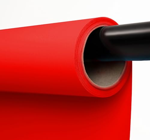 Kate Seamless Paper Backdrop Red Paper Backdrop Seamless Backdrop Paper Rolls (53''x16.4' Scarlet) - color: Scarlet, size: 53''x16.4'