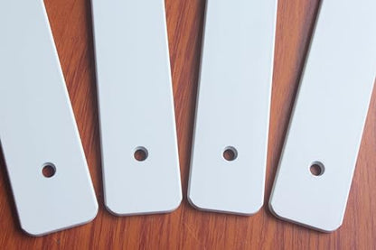 4 Pack - 10 inch White Hidden L Shelf Bracket (1/5 Inch Thicked) Iron Floating Shelf Brackets Rustic Industrial Metal Brackets for Shelf Support - size: 10 Inch, style: White 4 Pack