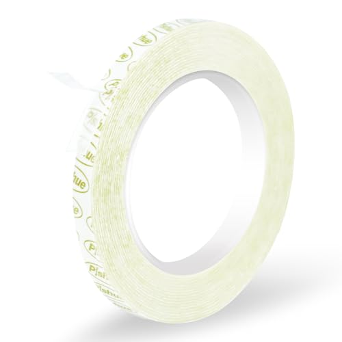 Double Sided Tape Heavy Duty, Removable Nano Double Sided Adhesive Tape, Clear Mounting Tape Picture Hanging Adhesive Strips Waterproof for Walls Photo Crafts Carpet Poster, 0.39" x 16.5FT - size: 0.39in x 16.5ft