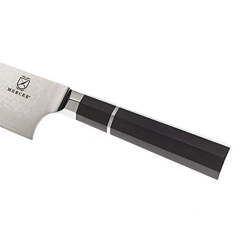 Mercer Culinary Premium Grade Super Steel, 8-Inch Chef's Knife, Ebony Wood Handle - style: Chef's Knife Ebony Wood Handle 8 Inch