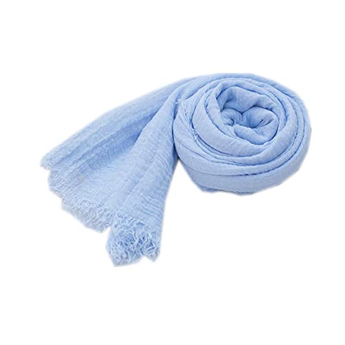 Coberllus Newborn Baby Photography Props Blanket Ripple Swaddle Wrap for Boy Girls Photo Shoot Posing - color: Sky Blue