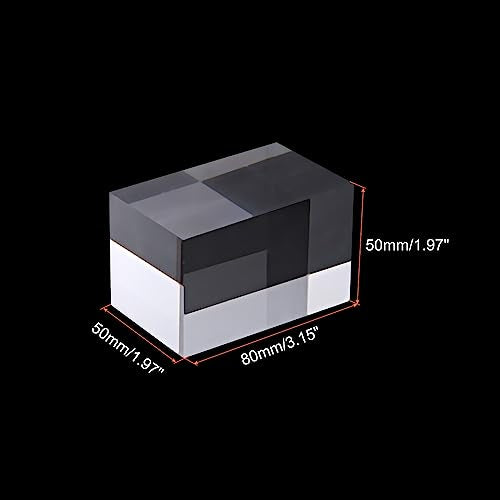 PATIKIL 2"x2"x3" Jewelry Display Riser, Polished Acrylic Cube Display Stand Block Collection Showcase Ring Holder Square, Clear - size: 2" x 2" x 3"