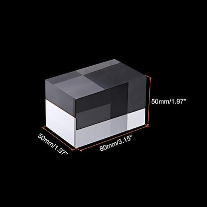 PATIKIL 2"x2"x3" Jewelry Display Riser, Polished Acrylic Cube Display Stand Block Collection Showcase Ring Holder Square, Clear - size: 2" x 2" x 3"
