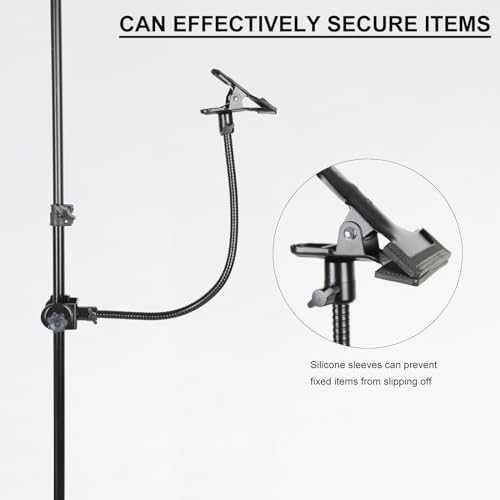 20" Ajustable Jaws Flex Clamp Mount Clip Gooseneck Extension for Gopro Cameras Studio Stand Lighting Accessories - color: C5016
