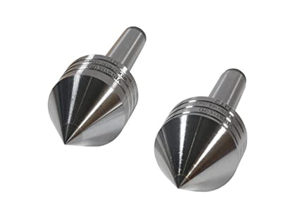 Wood Lathe Carbide Tipped Live Center, 2MT Morse Taper Shank, 8mm Carbide Tip with 60 Degree Point