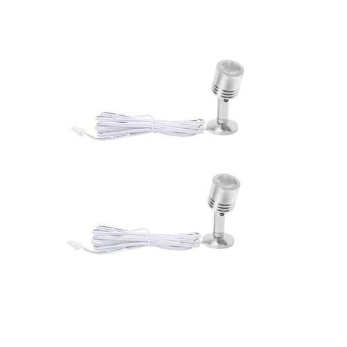 Taysing LED Mini Spotlight Indoor Picture Lights Artwork Lighting Art Lights Without Power Supply 2 Pack (Silver-3000K) - size: Silver-3000K