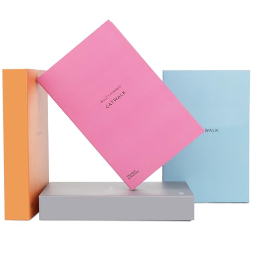PROBENEX ICON Large | 4 PCS Faux Decorative Books for Home Decor | Not Real Books (Cardboard Boxes) | Coffee Table, Shelf Styling & Modern Aesthetic Accent Pieces for Living Room - color: Icon_large