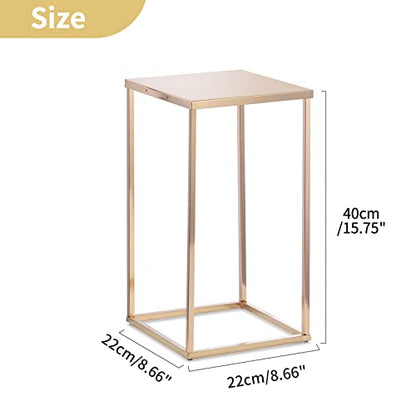 Nuptio Gold Vases - 10 Tall 15.7 inch Geometric Centerpieces for Wedding Tables - color: Gold, size: 15.7 inch - 10 PCS