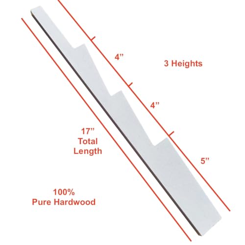The Window Prop Stick Opener - Prop Any Window Open Instantly - Premium Wood (White Coated Acacia Wood) - color: White Coated Acacia Wood