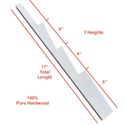 The Window Prop Stick Opener - Prop Any Window Open Instantly - Premium Wood (White Coated Acacia Wood) - color: White Coated Acacia Wood