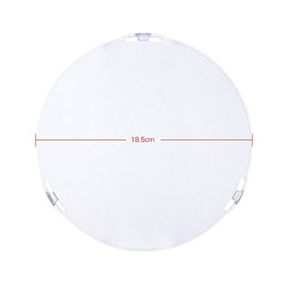 Andoer Photo Studio Portable 18.5cm Frosted-Surface Diffuser Plate for Bowens Mount 7" Standard Reflector Lamp Shade