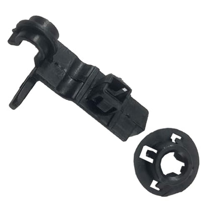 DEVMO 2pcs Hood Support Prop Rod Holder Clips-Grommet 53452-02060 90480-15034 Compatible with Corolla 4Runner Camry C-HR Sienna Tacoma Tundra