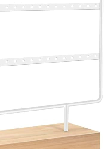 MAHITOI™ Earring Holder with 132 Holes 4 Layers, Earring Holder Organizer Stand Tree, Earring Display, Earring Stand for Necklace Ring Bracelets, Display Storage