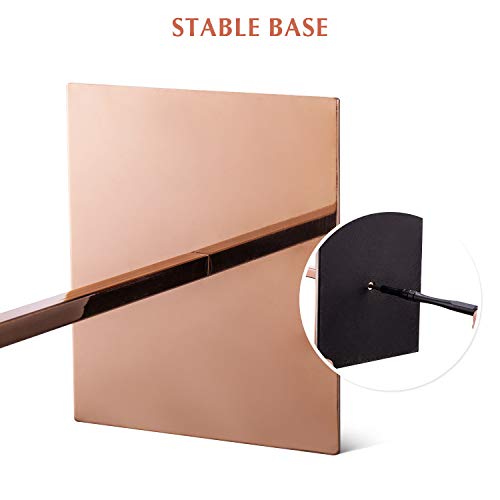 Polmart Countertop Adjustable Display Stand Stand for Purses/Handbags, Wreaths, Wigs, Hats and Crafts (T-Stand, Rose Gold) - color: Rose Gold