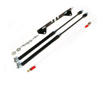 Car Front Hood Support Spring Strut Bars Hydraulic Rod Styling Compatible With Nissan X-Ttail T32 2013-2019 Car-Styling(Piano black) - color: Piano black