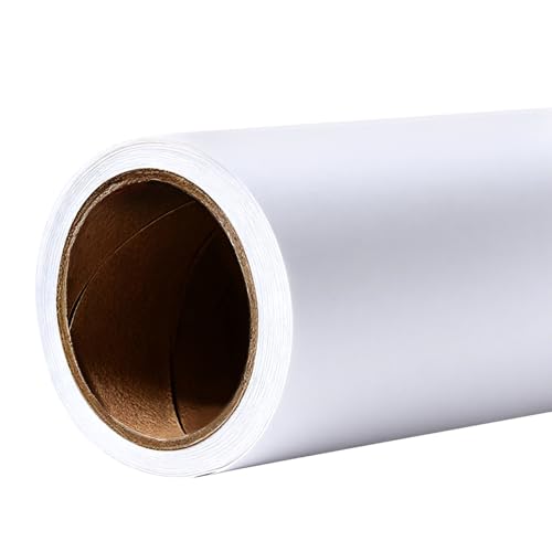 YSKE-Seamless White Paper Backdrop Roll For Photography, Photo Background, And Photoshoot Cover–Roll Of Paper With Backdrop Cover For Background Stand,Thick Anti-Wrinkle Matte(106.9''x36'Arctic White) - color: Arctic White, size: 106.9''x36'